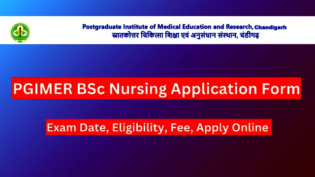 pgimer chandigarh admission 2024